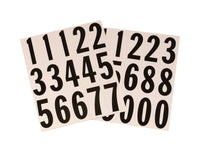 Hy-Ko 2 in. Black Vinyl Self-Adhesive Number Set 0-9 1 pc. (Pack of 10)