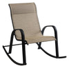 Living Accents  Black  Steel Frame Rocker Chair
