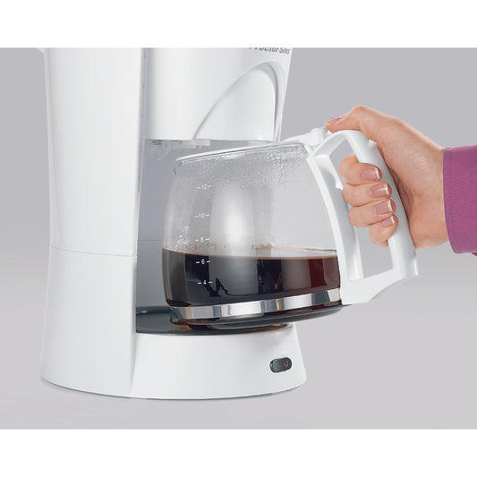 Proctor Silex  12 cups White  Coffee Maker