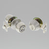 Ultra Security Plus Satin Nickel Deadbolt and Entry Door Knob KW1 1-3/4 in.
