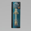 Ultra Hardware Die Cast Zinc/Steel/Rubber Tip Brass Kick-Down Door Holder Mounts to door