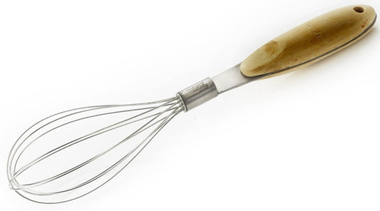 Natural Home Products Wp12 Stainless Steel & Bamboo Balloon Whisk