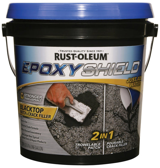 Rust-Oleum EpoxyShield Black Patch and Crack Filler 10 lb. (Pack of 2)