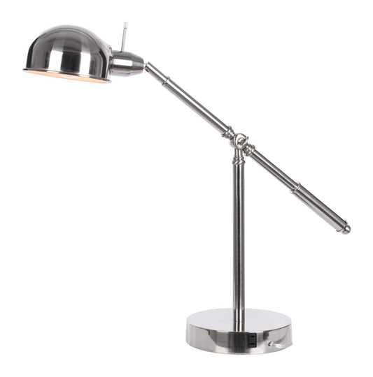 Living Accents  16-7/16 in. Brushed  Nickel  Task Lamp