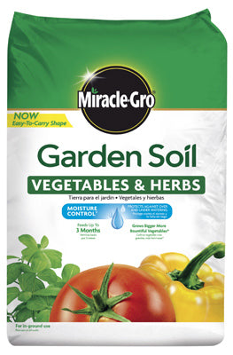 Miracle Gro 73759430 1 Cu Ft Garden Soil for  Vegetable& Herbs (Pack of 50)