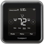 Honeywell RCHT8612WF2005 4.06" X 4.06" X 1.06" Gray & Black T5+ Smart Thermostat With Power Adapter