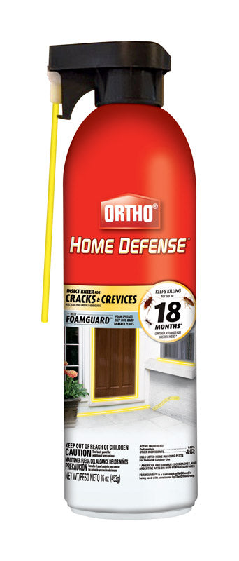 Ortho Home Defense Foam Insect Killer 16 oz. for Cracks & Crevices