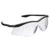 3M  Impact-Resistant Safety Glasses  Clear Lens Black Frame 1 pc.