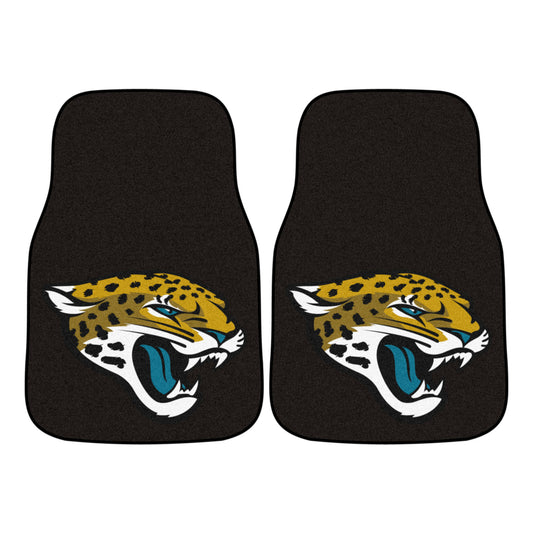 NFL - Jacksonville Jaguars Carpet Car Mat Set - 2 Pieces