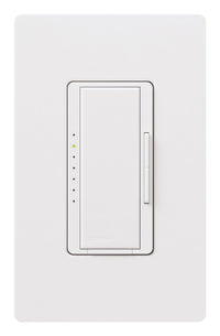 Lutron Maestro White 600 W Digital Dimmer Switch 1 pk