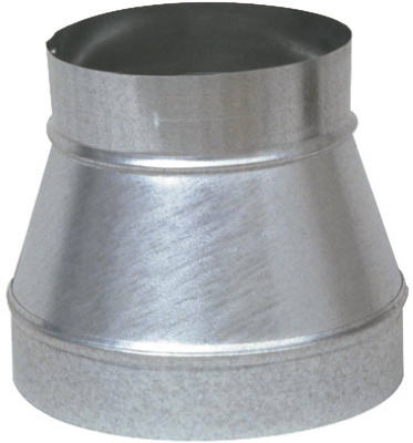 Reductor/aumentador de tubería de conducto HVAC, sin engarce, calibre 28, 8 x 6 pulgadas.