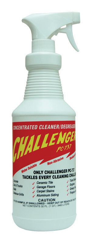 Challenger Mild Scent Cleaner and Degreaser 32 oz Liquid (Pack of 12)