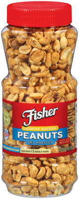 Dry Roasted Peanuts, Lightly Salted, 14-oz. jar (Pack of 12)