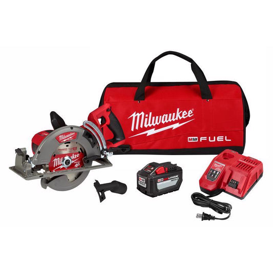 Milwaukee  M18 FUEL  7-1/4 in. Cordless  18 volt Rear Handle Circular Saw  Kit  5800 rpm
