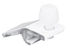 Prime-Line  Mill  White  Extruded Aluminum  Panel Clip  For 5/16 inch 4 pk