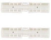 Prime-Line White Plastic Bi-fold Door Guide 2 pk