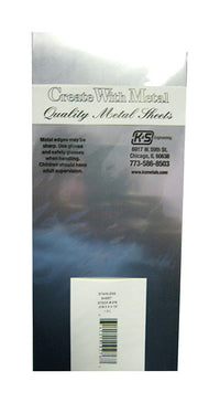 K&S  12 in. 4 in. Stainless Steel  Sheet Metal