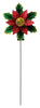 Alpine LED Pointsettia Pathway Decor