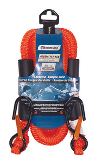 Cordzilla Orange 400 lbs. Load Limit Vinyl Coated Steel Hook Weather Resistant Bungee Cord 5 ft.