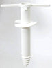 Rio Brands  White  Plastic  Umbrella Base  4 in. W x 12-1/2 in. H