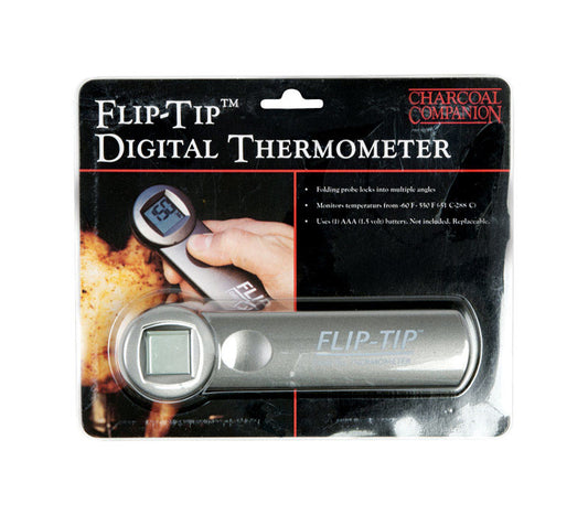 Charcoal Companion  Flip Tip  Digital  Meat Thermometer