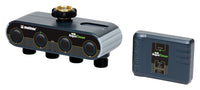 Melnor RainCloud Black Programmable 4-Zone Battery-Powered Wi-Fi Sprinkler Timer