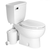 Saniflo SaniBest Pro 2-Piece Single Flush Elongated Toilet with 1hp Grinder Pump