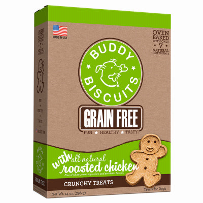 Buddy Biscuits - Biscuit Green Chicken Bld - Case of 12 - 14 OZ