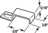 Prime-Line  Mill  Aluminum  Screen Clip  4 pk