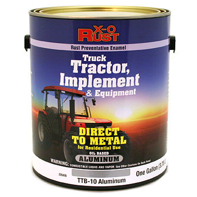 Rust-Preventative Paint & Primer, Direct to Metal Truck, Tractor, Implement & Equipment Enamel, Aluminum, 1-Gallon