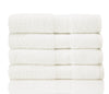 Livim Natural Home Boreal Collection 100% Genuine Cotton 4Pcs Set Bath towel 700GSM 12/1 Soft 100% Cotton, Towels for Home Décor White Color 30x52 In (76x132 Cm)
