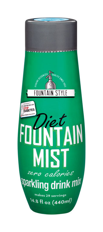 Sodastream Fountain Style 0 Calories Diet Fountain Mist Soda Mix 14.8 oz.