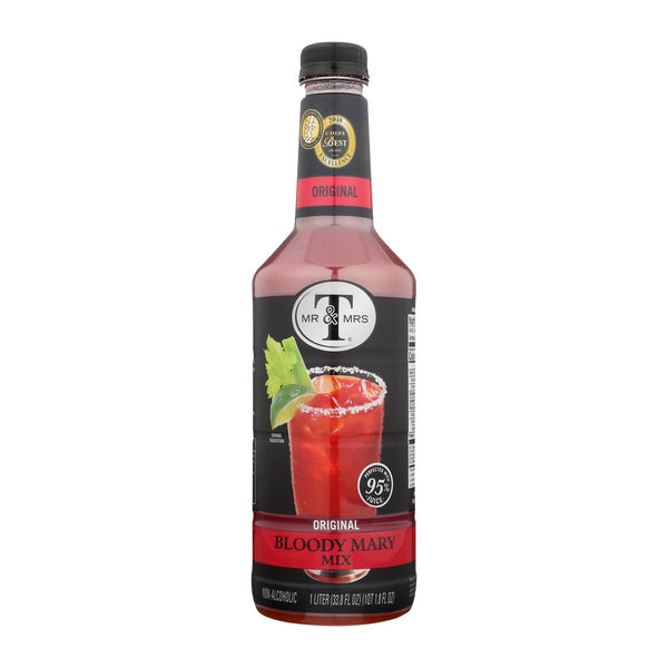 Mezcla Bloody Mary Mr. And Mrs. T - Caja de 6 - 33,8 FZ (paquete de 6)