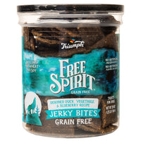 Dog Treats, Grain-Free Duck/Pea/Blueberry Jerky, 20-oz.
