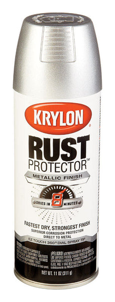 Pintura en aerosol protectora de óxido de aluminio brillante Krylon, 12 oz (paquete de 6)
