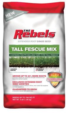 Pennington Seed Rebel Turf Type Tall Fescue 750 pies cuadrados 3 libras