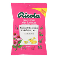 Ricola Cough Drops - Honey - Lemon Echinacea - Case of 12 - 45 Count