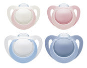 Nuk 69321 0-2 Months Newborn Orthodontic Pacifiers Assorted Colors 2 Count