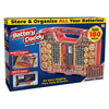 Battery Daddy Sleek and Compact Plastic Double Sided Storage System