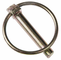 Lynch Pin, Category 0, Yellow Zinc-Plated, 3/16 x 1-1/8-In., 2-Pk.