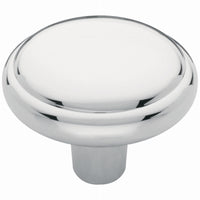 Dome Top Cabinet Knob, Polished Chrome, 1-3/16-In. Round