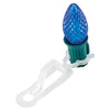 Simple Living White Polypropylene Gutters/Shingle/Tile Mount Universal Light Clips