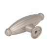 Amerock  Blythe  Oblong  Cabinet Knob  2-5/8 in. Dia. 1-5/16 in. Satin Nickel  1 pk