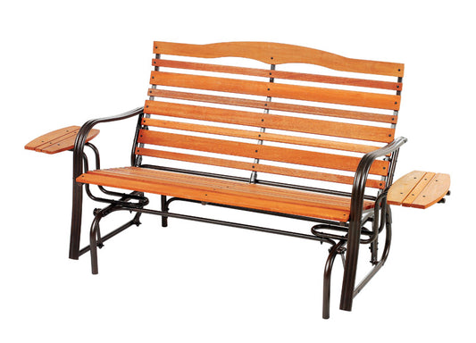 Jack-Post  Woodlawn  2 person  Bronze  Steel  Double Glider with Trays