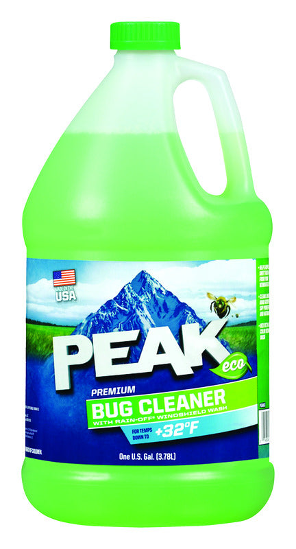 Peak Premium Bug Cleaner Windshield Washer Fluid Liquid 1 gal. (Pack of 6)