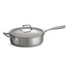 Prima 5 Qt Stainless Steel Covered Deep Saute Pan