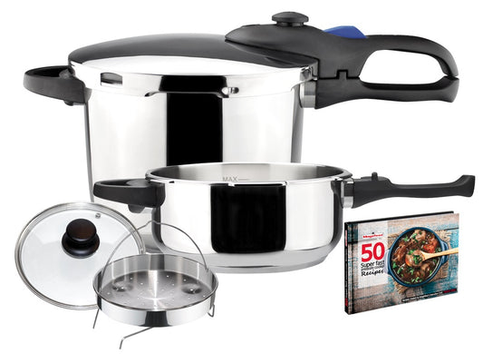 Favorite Pressure Cooker Set 4.2 + 6.3 Qts. Stainless Steel