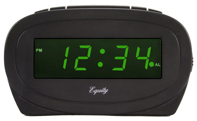 Alarm Clock, 0.6-In. Green LED Display