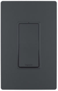 Legrand Radiant 15 amps Single Pole Fan/Light Switch Gray 1 pk