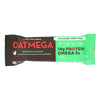 Oatmegabar Protein Bar - Dark Chocolate Mint Crisp - 1.8 oz Bars - Case of 12